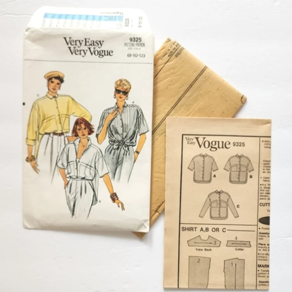 Very Easy Vogue 4 Sewing Pattern Bundle UNCUT Vintage 80s
